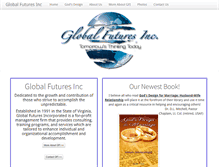 Tablet Screenshot of globalfuturesinc.com